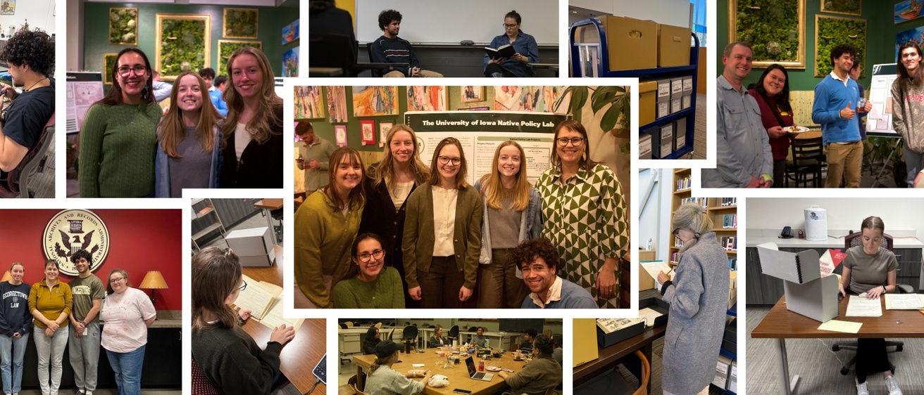 Collage of Native Policy Lab photos